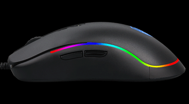 SADES S11 Revolver RGB Gaming Oyuncu Mouse - Siyah/Mavi