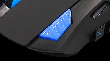 SADES S12 Axe, RGB Gaming Oyuncu Mouse - Siyah/Mavi