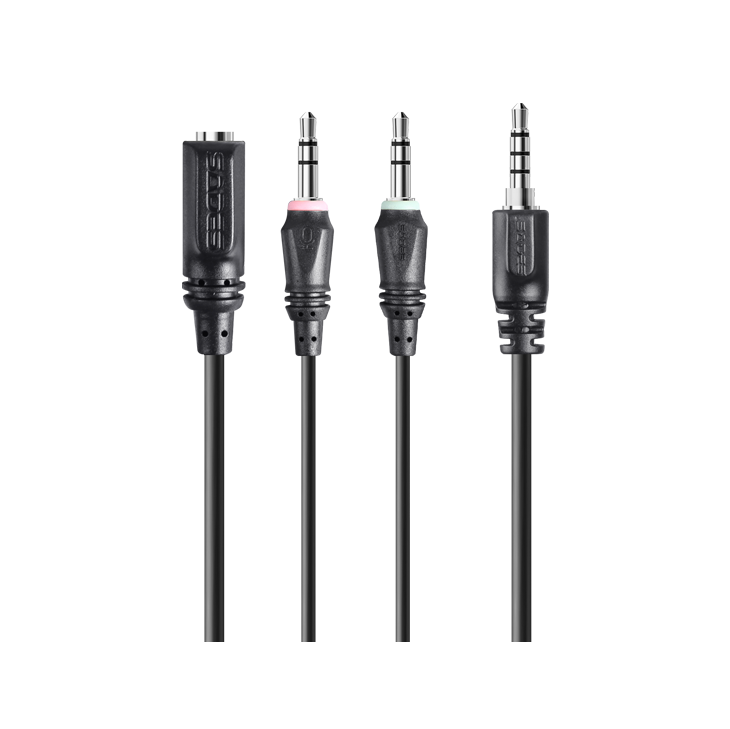 SADES SA-716 Cpower Mikrofonlu Kablolu Çok Platformlu Gaming Oyuncu Kulaklığı - Siyah/Mavi
