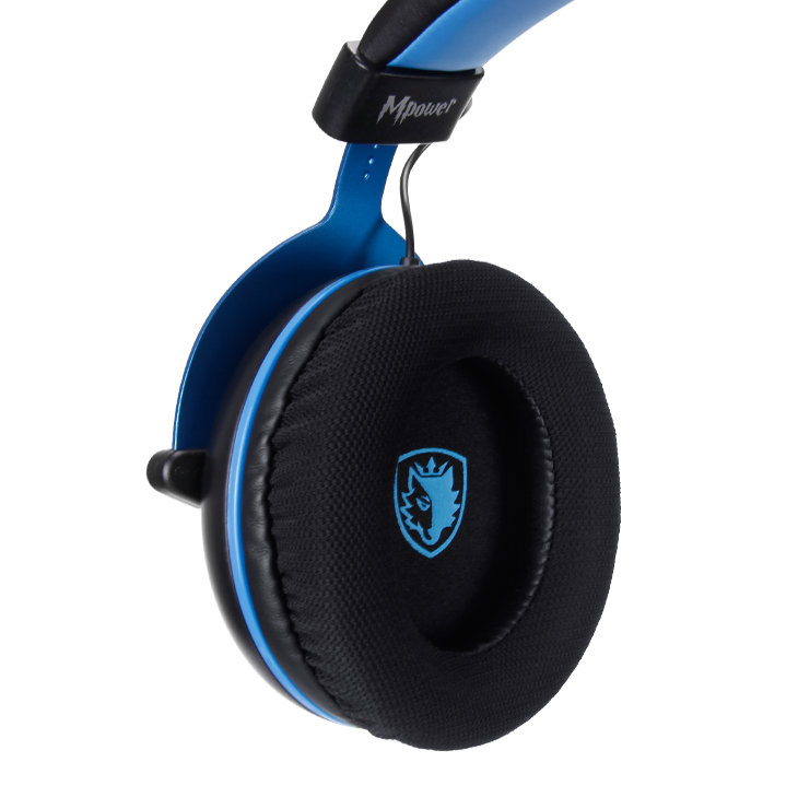 SADES SA-723 Mpower Mikrofonlu Kablolu Çok Platformlu Gaming Oyuncu Kulaklığı - Siyah/Mavi