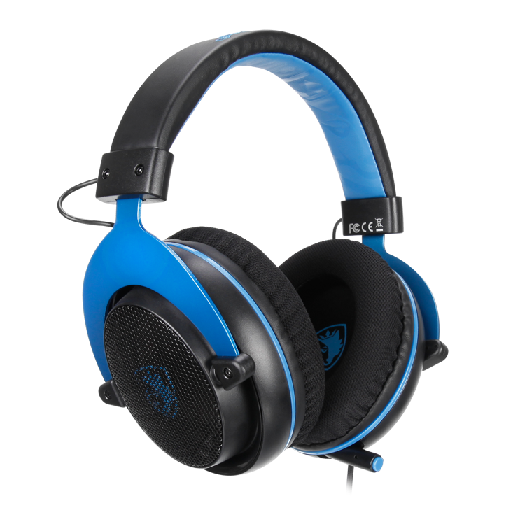 SADES SA-723 Mpower Mikrofonlu Kablolu Çok Platformlu Gaming Oyuncu Kulaklığı - Siyah/Mavi