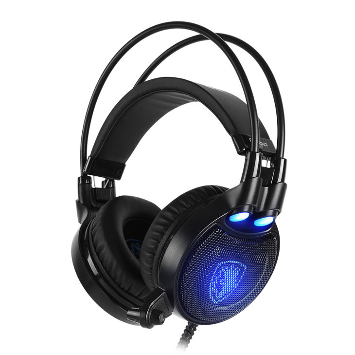 SADES SA-912 Octopus Plus USB Mikrofonlu Kablolu RGB Titreşimli Stereo Gaming Oyuncu Kulaklığı - Siyah