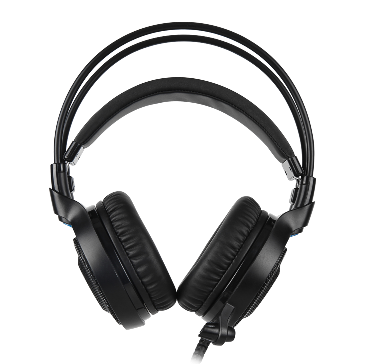 SADES SA-912 Octopus Plus USB Mikrofonlu Kablolu RGB Titreşimli Stereo Gaming Oyuncu Kulaklığı - Siyah