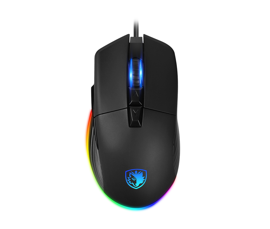 SADES SA-D10 Battle Ram RGB Klavye+Mouse+Mouse Pad Combo Gaming Oyuncu Seti - Siyah