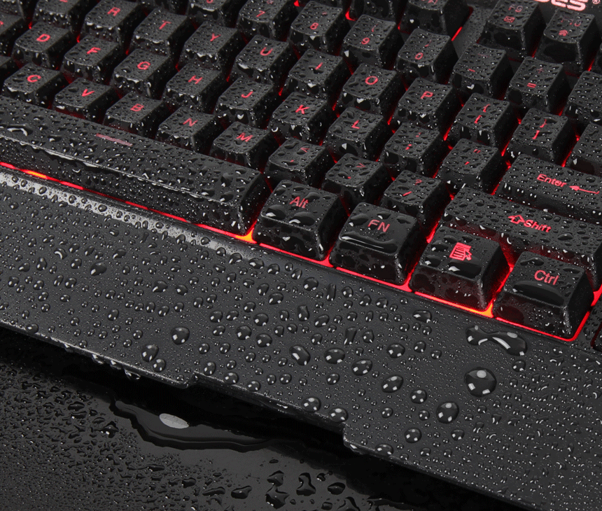 SADES SA-D10 Battle Ram RGB Klavye+Mouse+Mouse Pad Combo Gaming Oyuncu Seti - Siyah