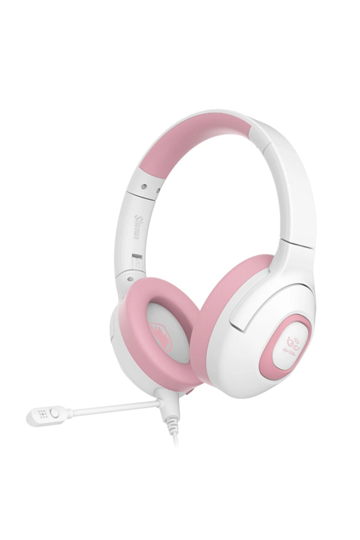 SADES Shaman, Mikrofonlu, Kablolu, Multiplatform Gaming Kulaklık - Pembe