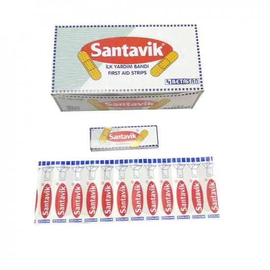 Santavik 10’lu Bez Yarabandı - 30 Paket