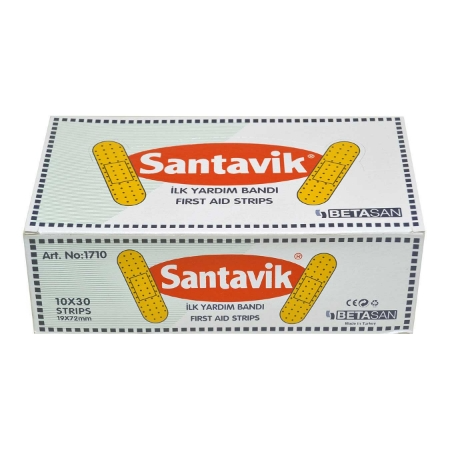 Santavik 10’lu Bez Yarabandı - 30 Paket