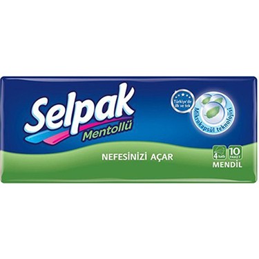 Selpak Mentollü Cep Mendili 10’lu