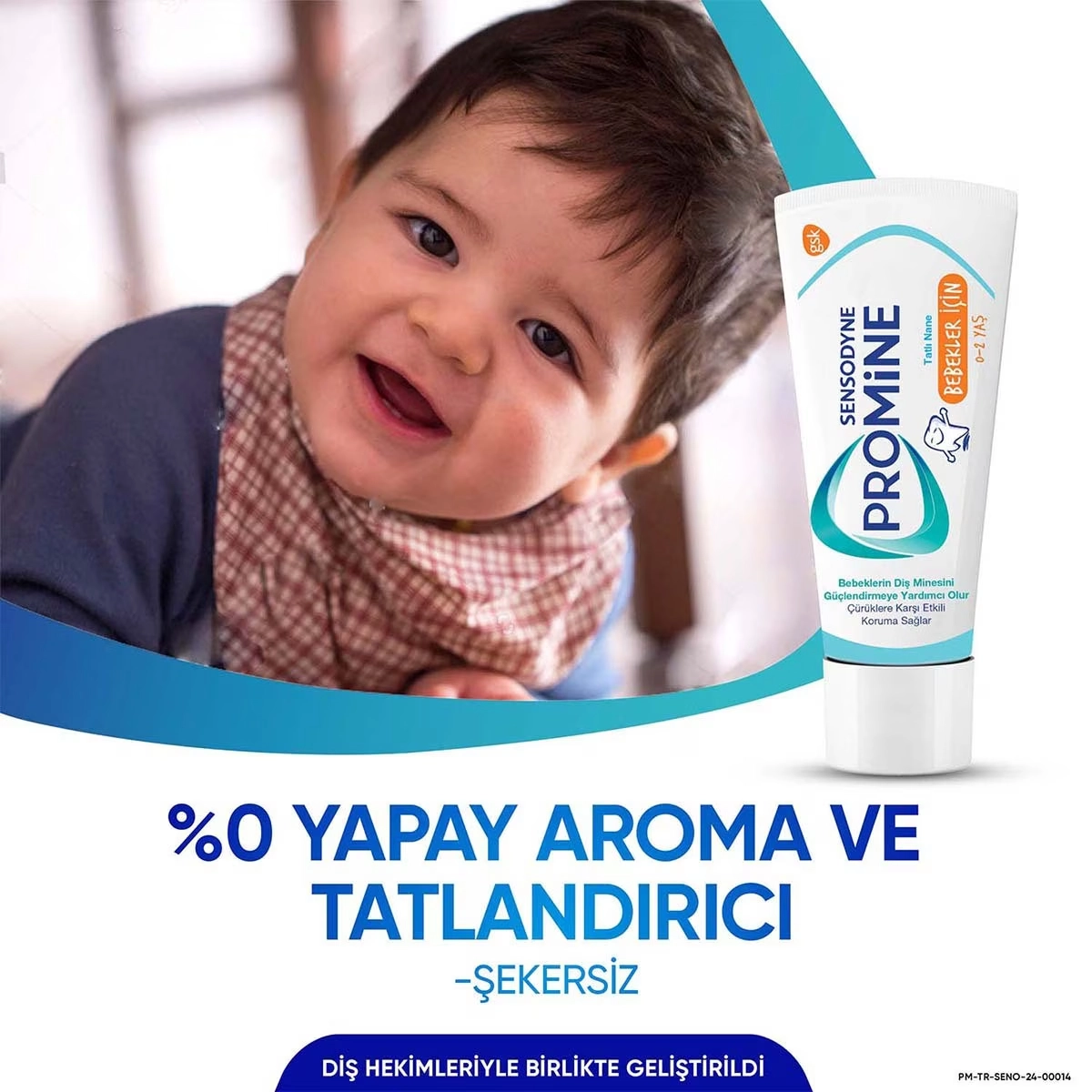 Sensodyne, Promine, Bebek Diş Macunu, 0-2 Yaş - 50 ml 