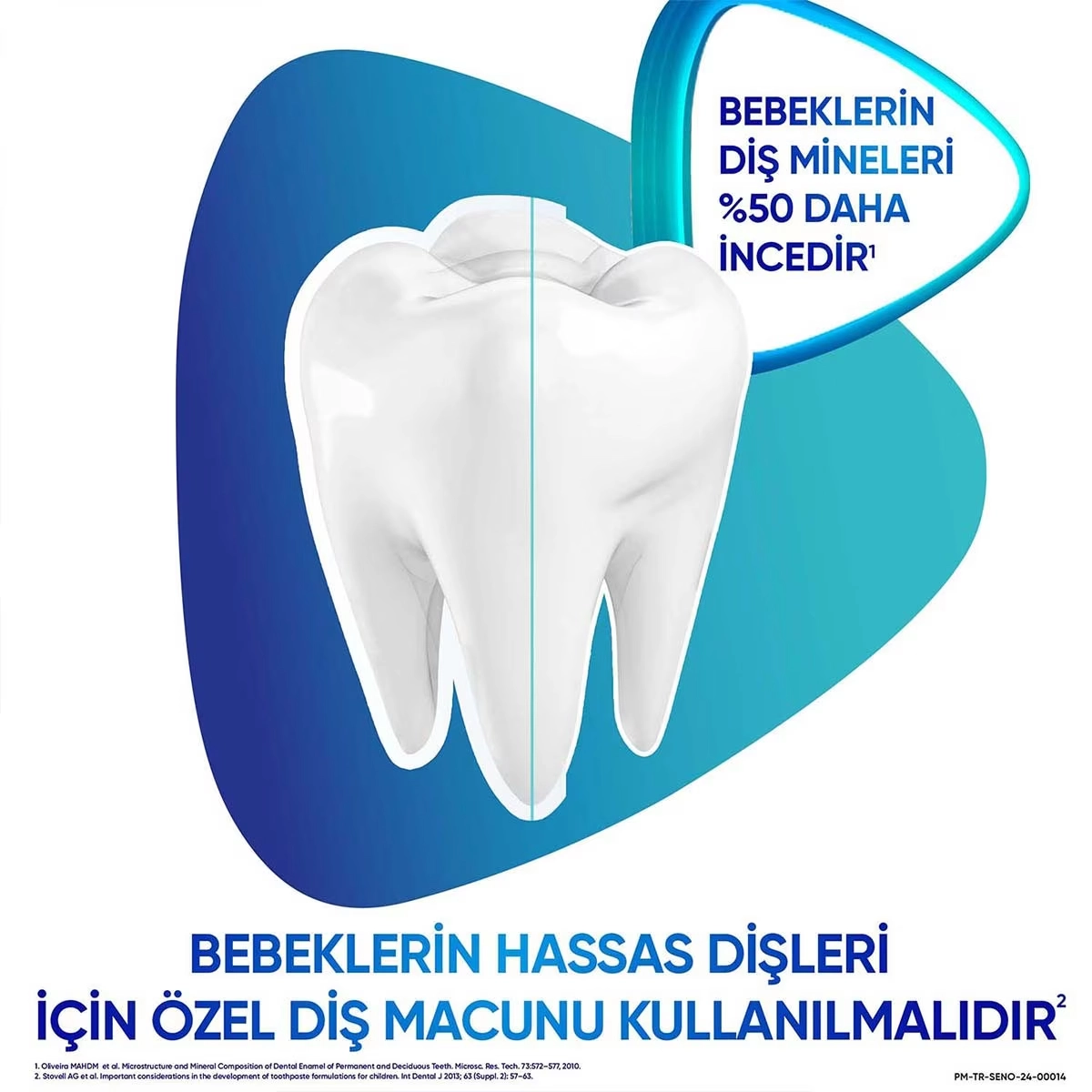 Sensodyne, Promine, Bebek Diş Macunu, 0-2 Yaş - 50 ml 