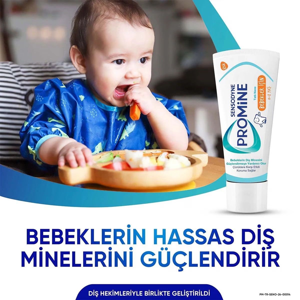 Sensodyne, Promine, Bebek Diş Macunu, 0-2 Yaş - 50 ml 