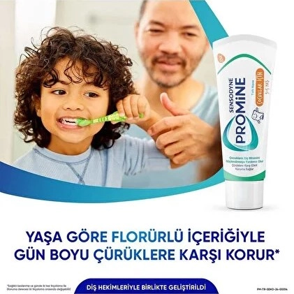 Sensodyne, Promine, Çocuk 3-5 Yaş, Diş Macunu - 50 ml