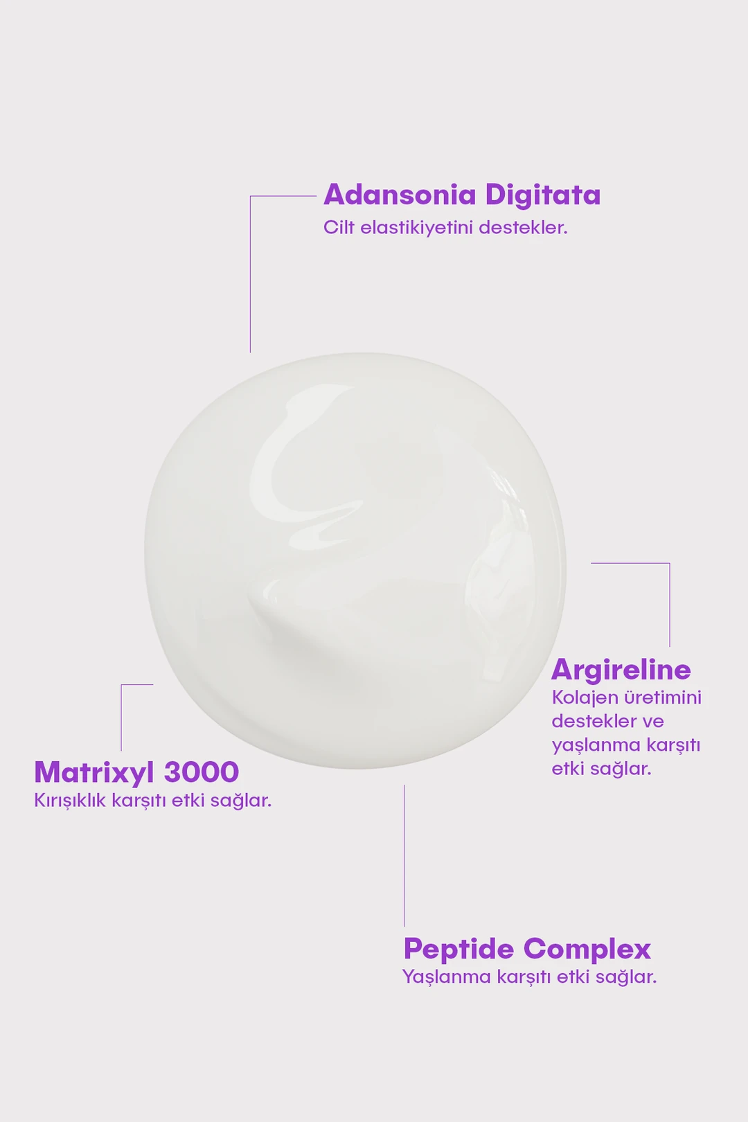 She Vec, FIRM BABY FIRM, Yaşlanma ve Kırışıklık Karşıtı, Onarıcı Bakım Kremi, Peptit Kompleksi - 30 ml