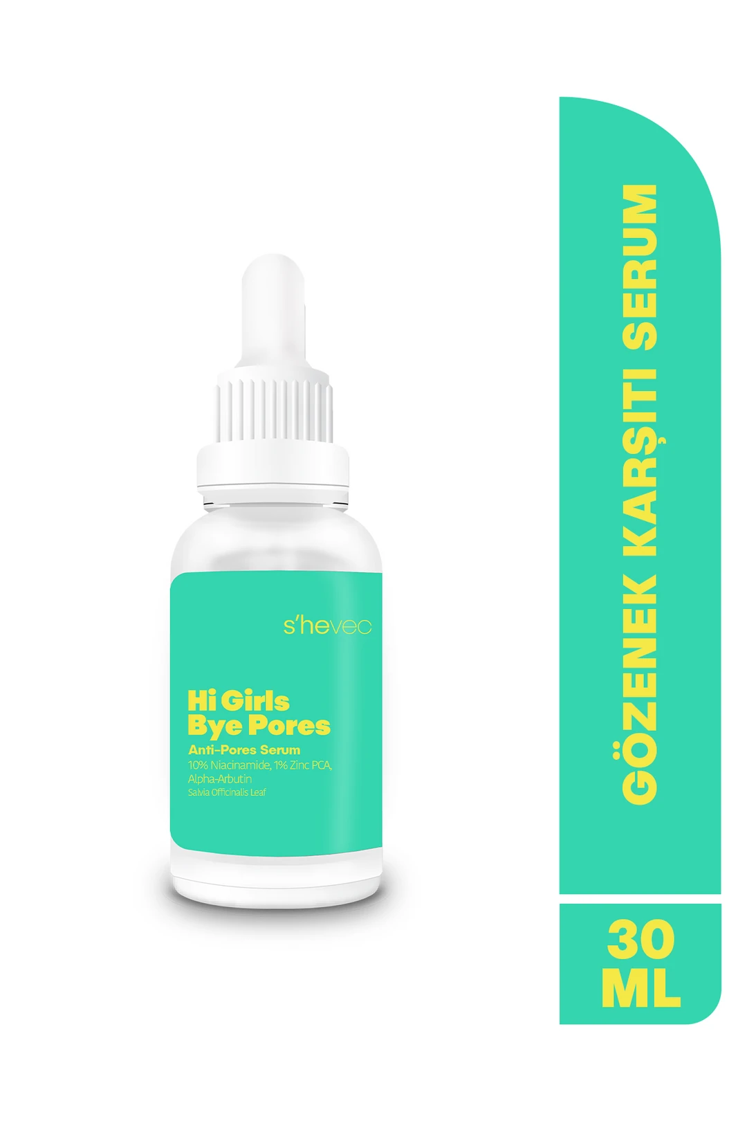 She Vec, Hi Girls By Pores, Akne ve Leke Karşıtı Serum - 30 ml