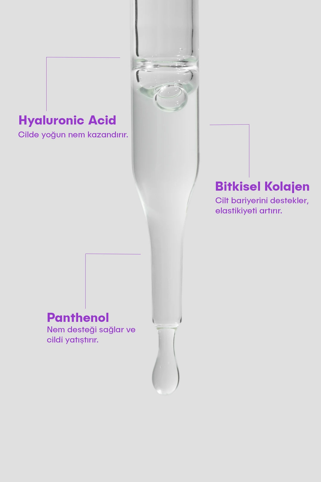 She Vec, Hydra Back Baby,  Hyaluronik Asit, Yoğun Nemlendirici ve Dolgunlaştırıcı, Cilt Serumu - 30ml