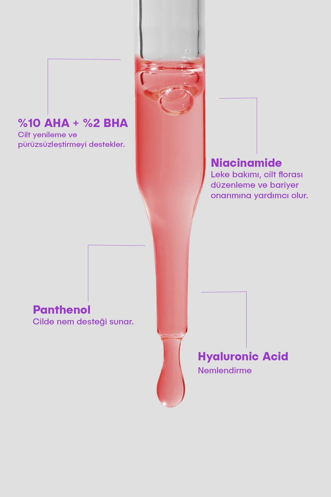 She Vec, Red Of Love, Cilt Tonu Eşitleyici, Canlandırıcı, Kırmızı Peeling, Serum - 30 ml