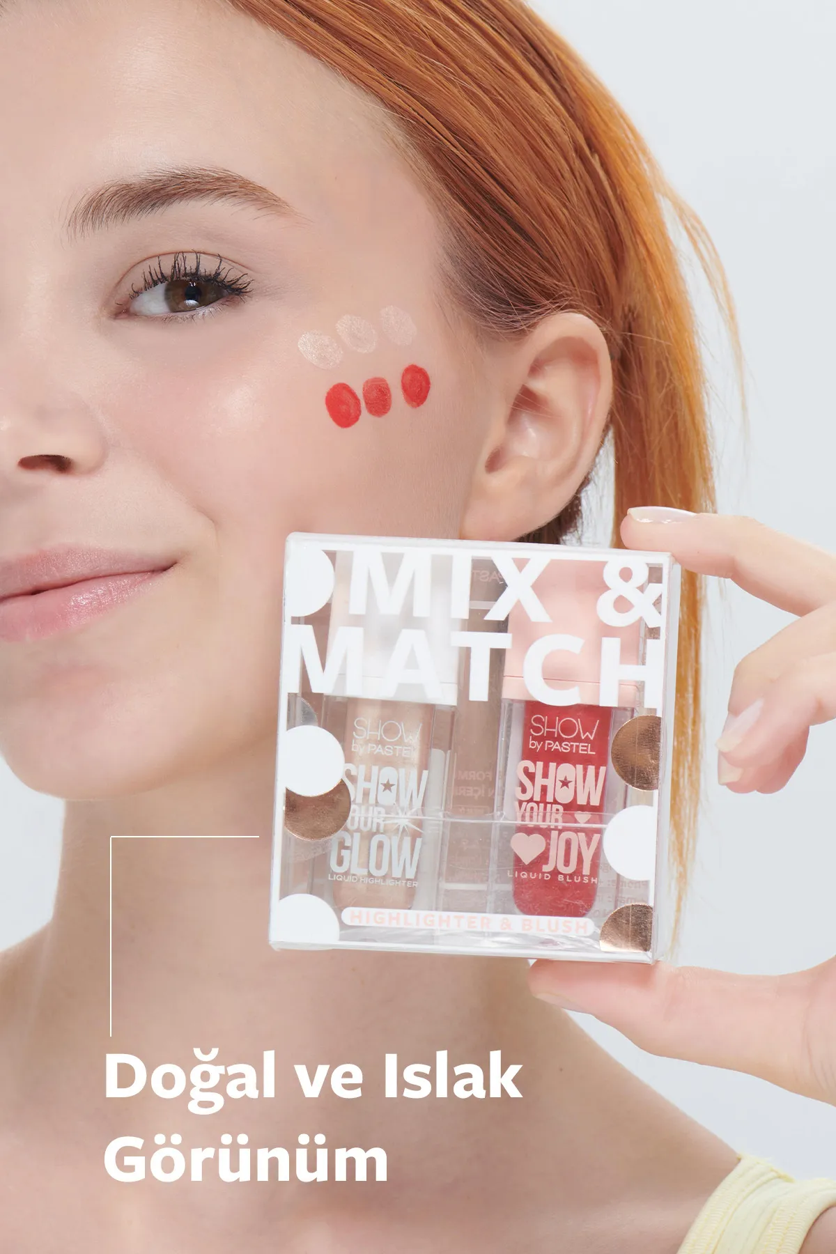 Show by Pastel, Mix & Match, Glow Liquid Highlighter 72 & Joy Liquid Blush 53