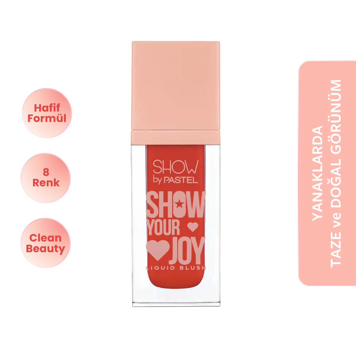 Show By Pastel, Show Your Joy Liquid Blush, Likit Allık - 52