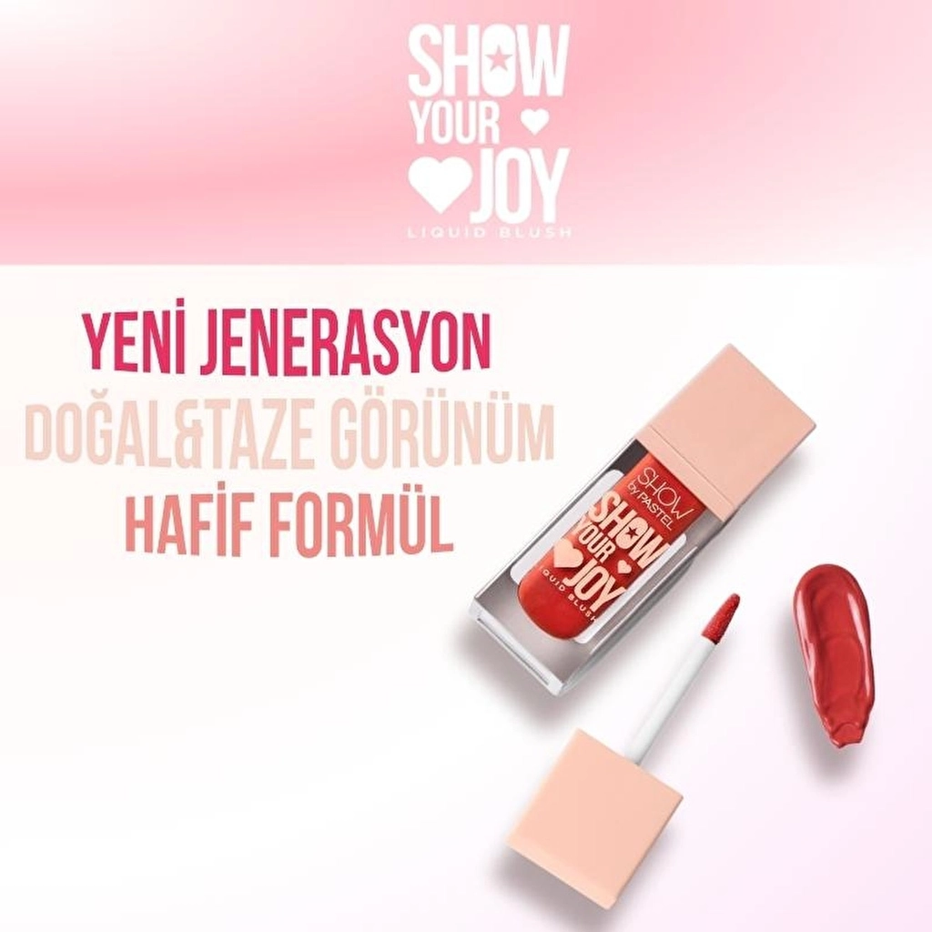 Show By Pastel, Show Your Joy Liquid Blush, Likit Allık - 58