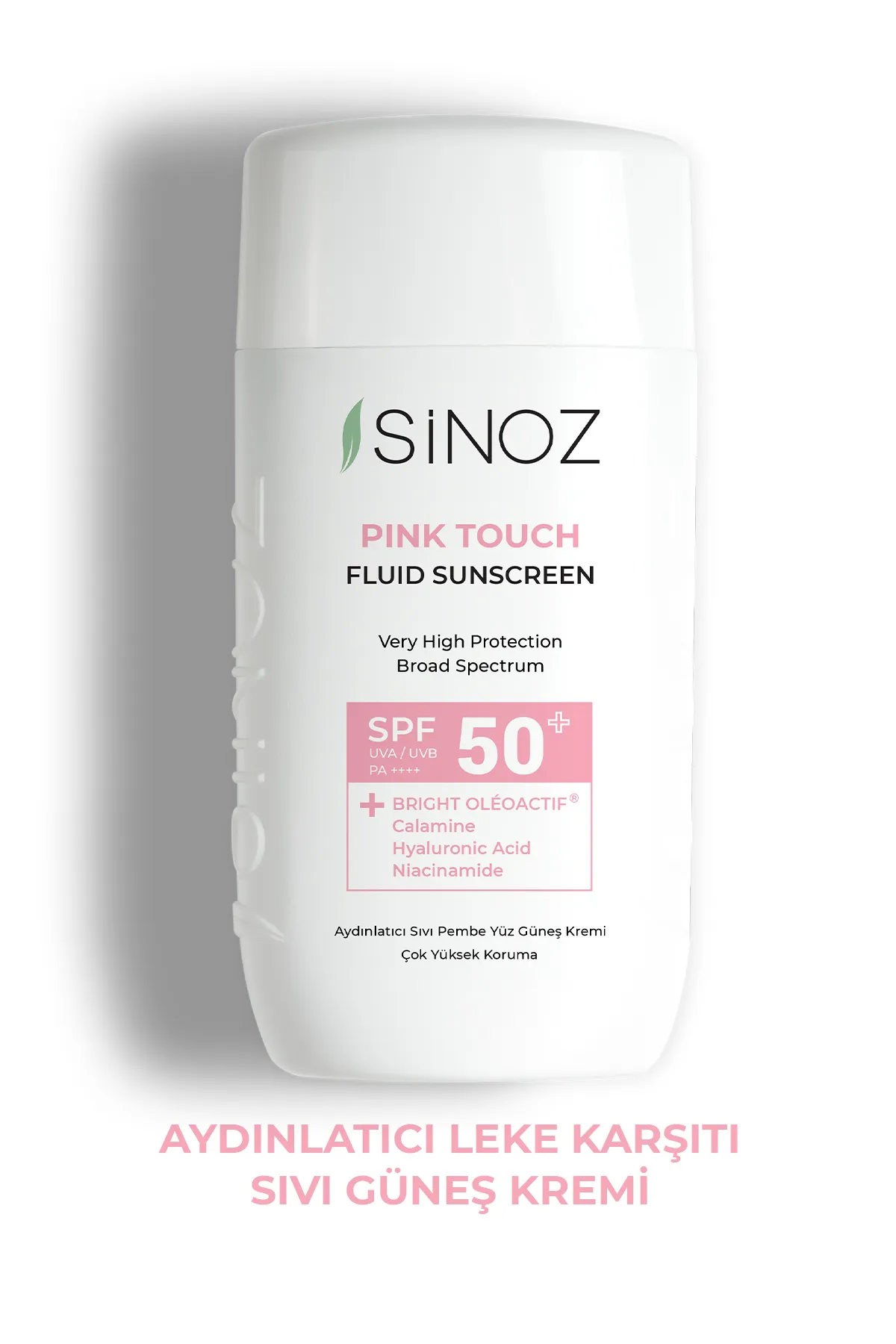 Sinoz, Pink Touch Aydınlatıcı, Fluid Güneş Kremi Spf50+ - 50 ml