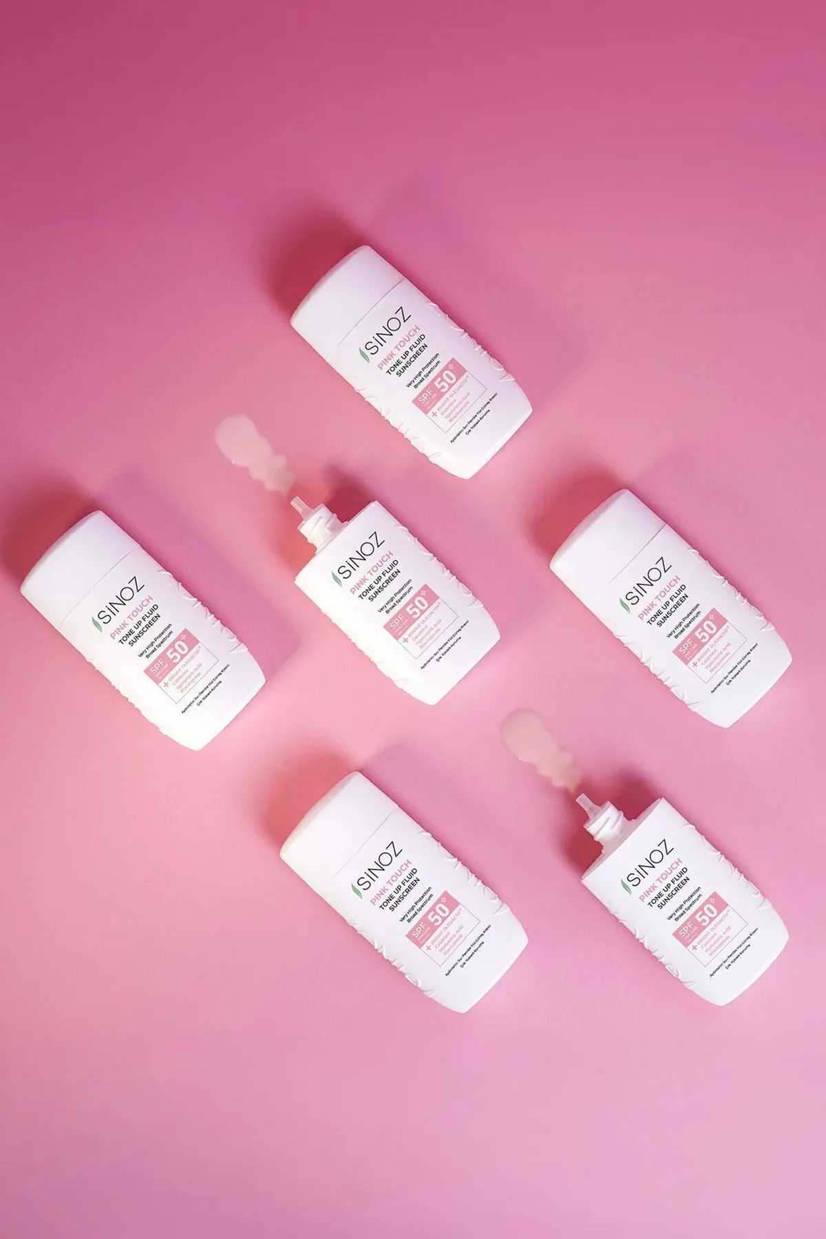 Sinoz, Pink Touch Aydınlatıcı, Fluid Güneş Kremi Spf50+ - 50 ml