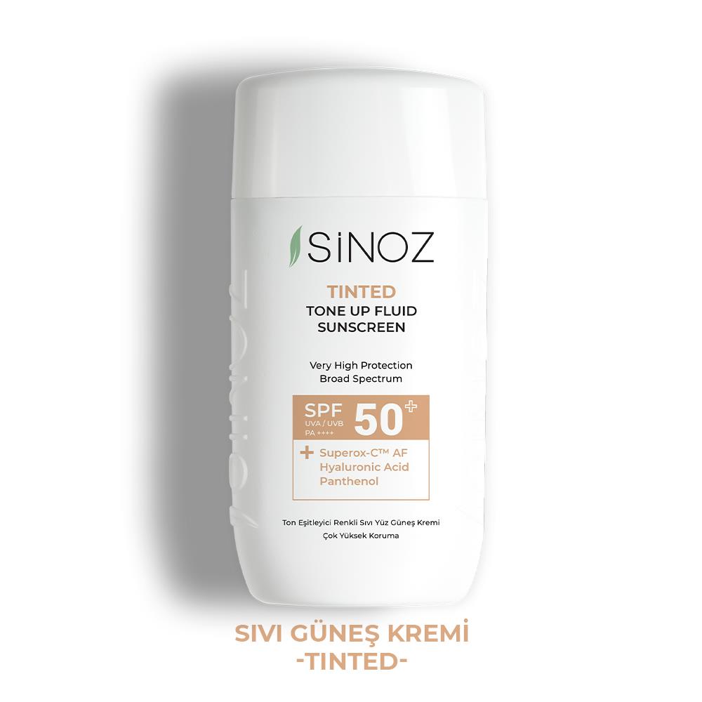 Sinoz, Tinted Sıvı Güneş Kremi Spf50+ - 50 ml