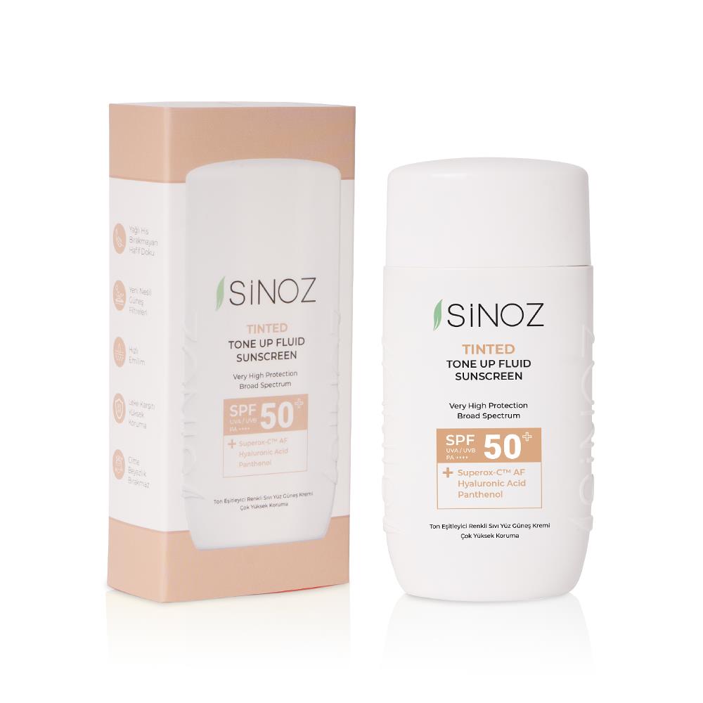 Sinoz, Tinted Sıvı Güneş Kremi Spf50+ - 50 ml