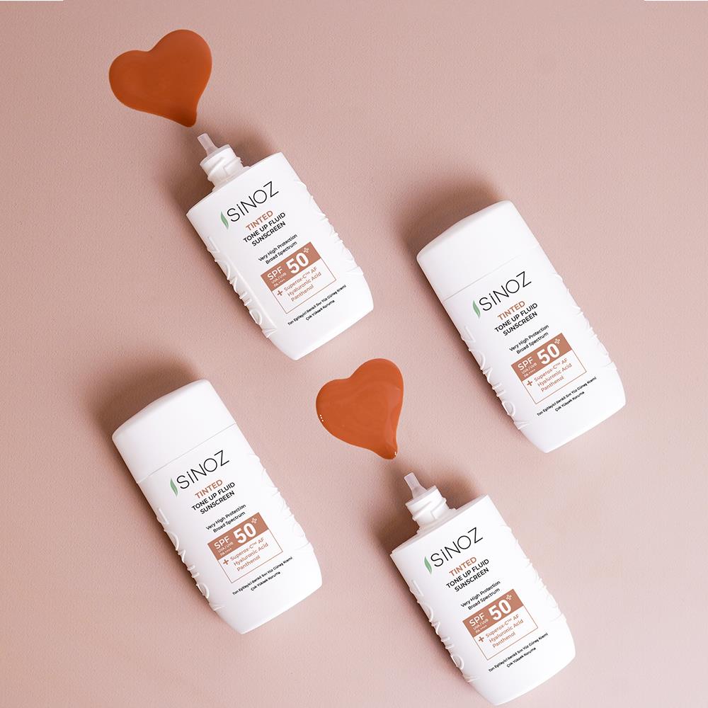 Sinoz, Tinted Sıvı Güneş Kremi Spf50+ - 50 ml