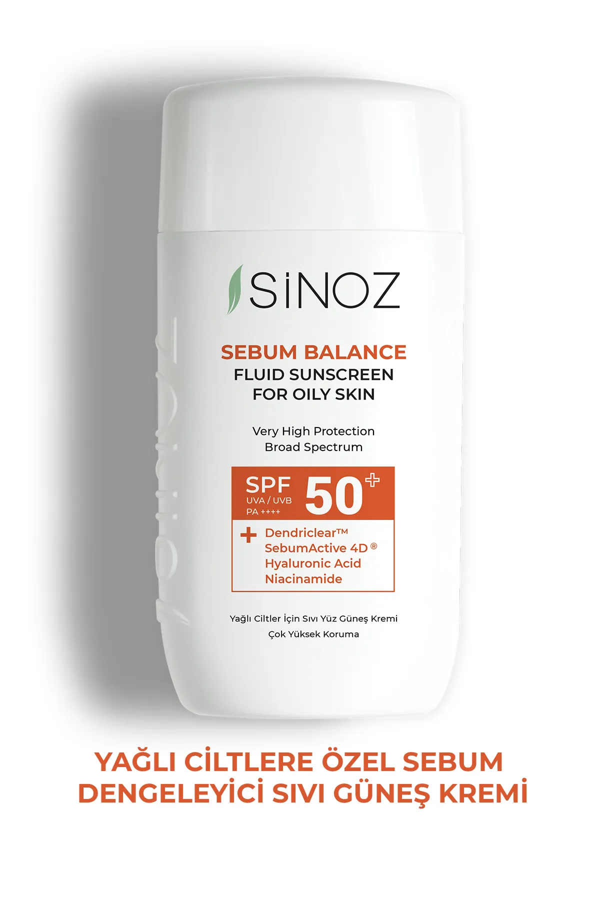 Sinoz, Yağlı Ciltler İçin, Yüz Güneş Kremi SPF50+ - 50ml