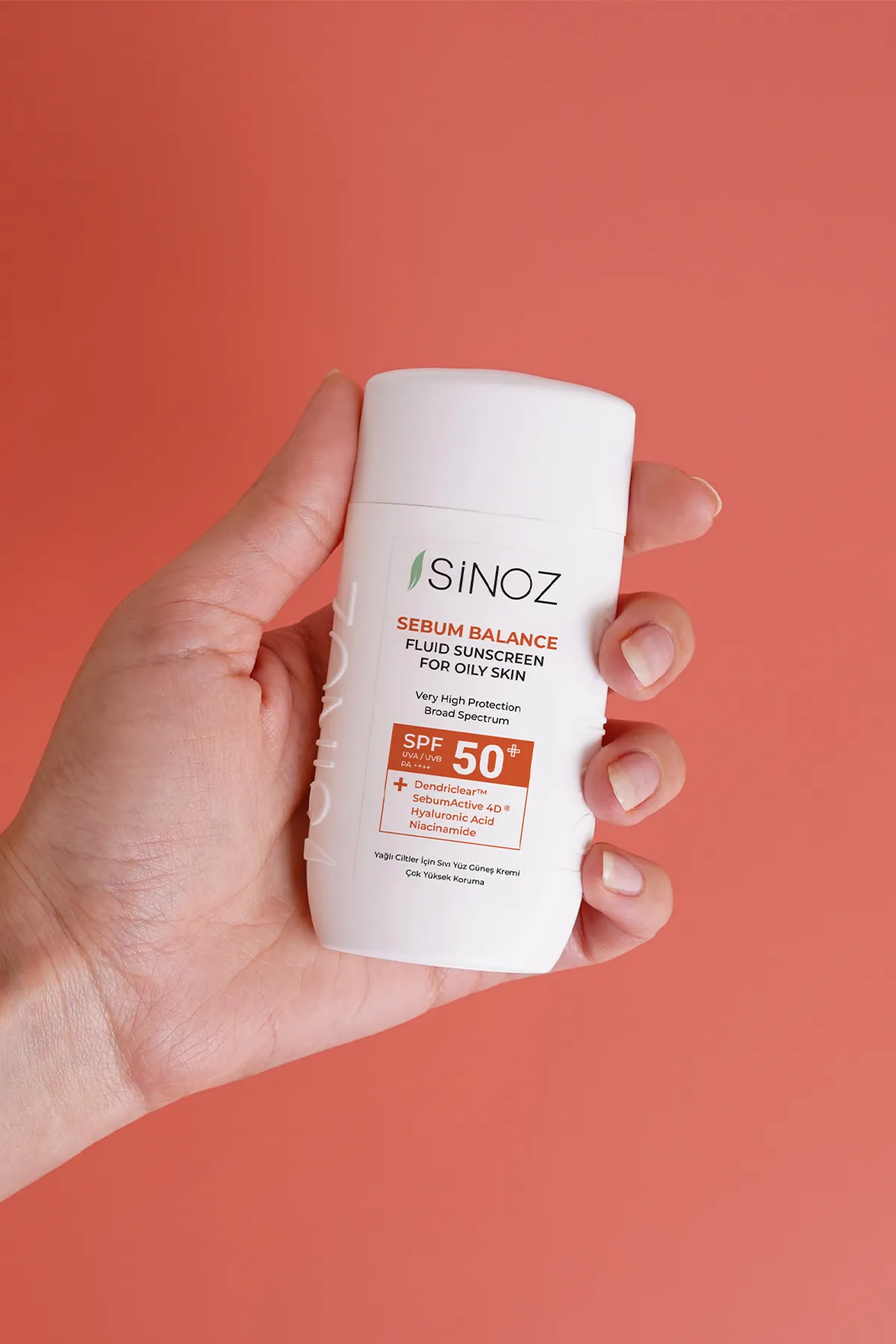 Sinoz, Yağlı Ciltler İçin, Yüz Güneş Kremi SPF50+ - 50ml