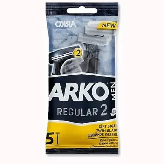 Arko Men, Regular, Çift Bıçaklı Tıraş Bıçağı -  5’li 
