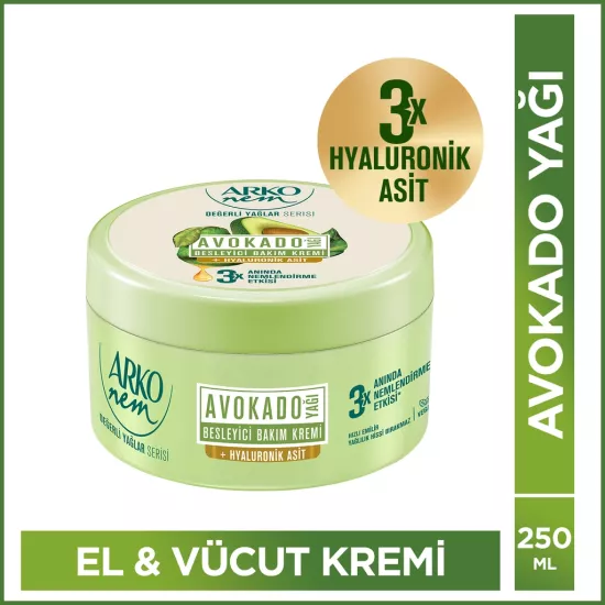 Arko Nem Değerli Yağlar Avokado Krem 250 ml