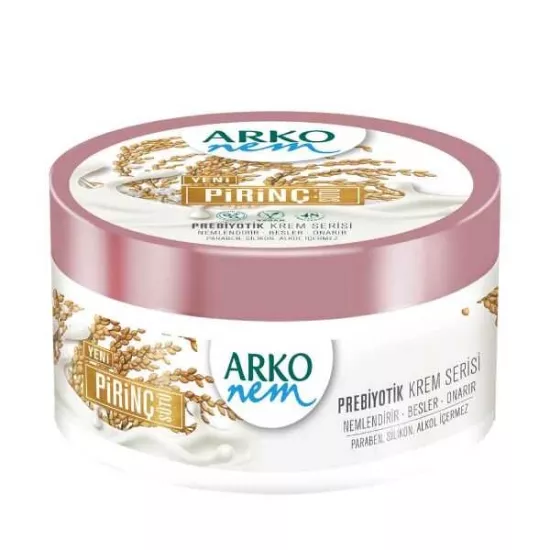 Arko Nem, Prebiyotik, Pirinç Sütü, El ve Vücut Kremi - 250 ml