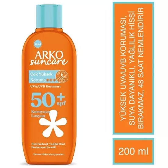 Arko Sun Care, SPF50+ Koruyucu Losyon - 200 ml