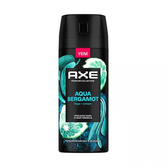 AXE PREMIUM COLLECTION Erkek Sprey Deodorant Aqua Bergamot 150 ml