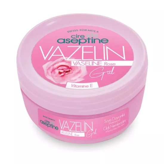 Cire Aseptine, Vazelin, Gül - 150 ml