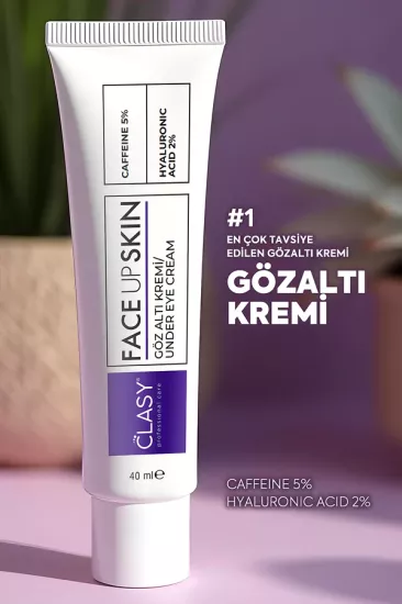 Clasy Care, Face Up Skin, Göz Altı Kremi - 40 ml