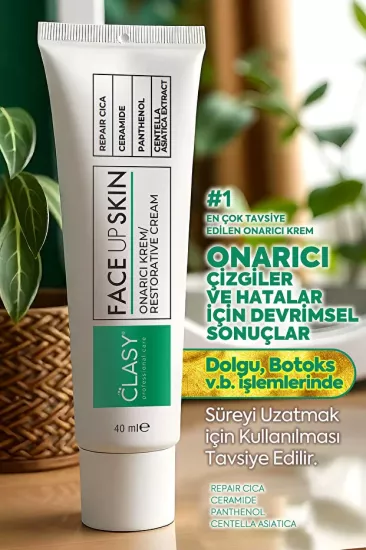 Clasy Care, Face Up Skin, Gözenek Sıkılaştırıcı, Onarıcı, Kırışıklık Karşıtı Cilt Kremi - 40ml