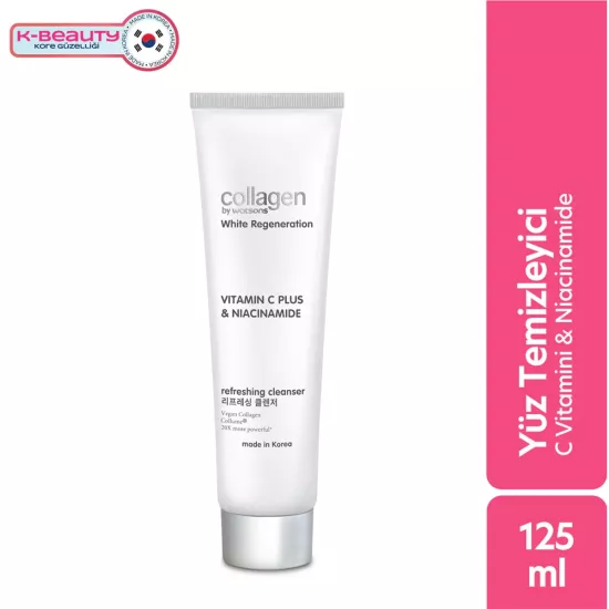 Collagen by Watsons, White Regeneration, Aydınlatıcı, Yüz Temizleme Jeli - 125 ml