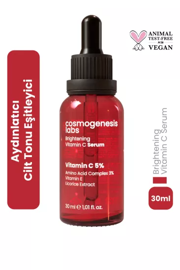 Cosmogenesis Labs, Aydınlatıcı, C + E Vitamini, Serum - 30 ml