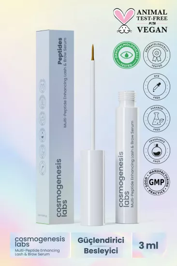 Cosmogenesis Labs, Güçlendirici Kirpik ve Kaş Serumu - 3 ml