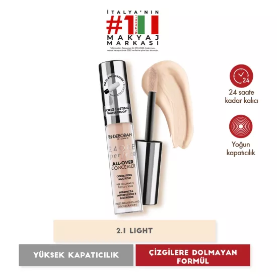 Deborah, 24Ore All Over Kapatıcı, Waterproof - 2.1 Light