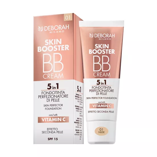 Deborah, Skin Booster, 5 in 1,  BB Krem - 01 Nude