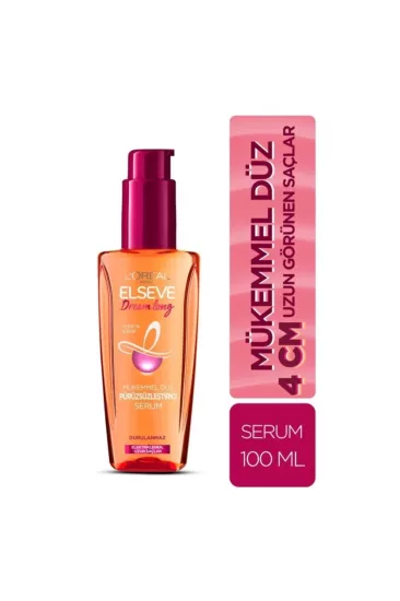 Elseve, Dream Long, Düz Pürüzsüzleştirici, Saç Serumu - 100 ml