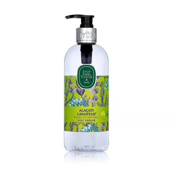 Eyüp Sabri Tuncer, Alaçatı Lavantası, Doğal Zeytinyağlı, Sıvı Sabun - 500 ml