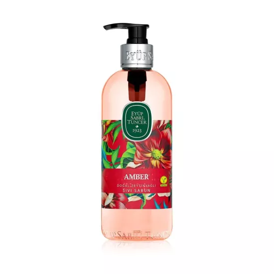 Eyüp Sabri Tuncer, Amber, Doğal Zeytinyağlı, Sıvı Sabun - 500 ml