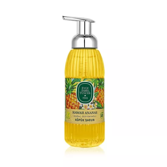 Eyüp Sabri Tuncer, Hawaii Ananas, Doğal Zeytinyağlı, Köpük Sabun - 500ml 