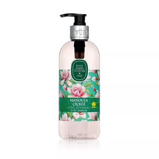 Eyüp Sabri Tuncer, Manolya Çiçeği, Doğal Zeytinyağlı, Sıvı Sabun - 500 ml