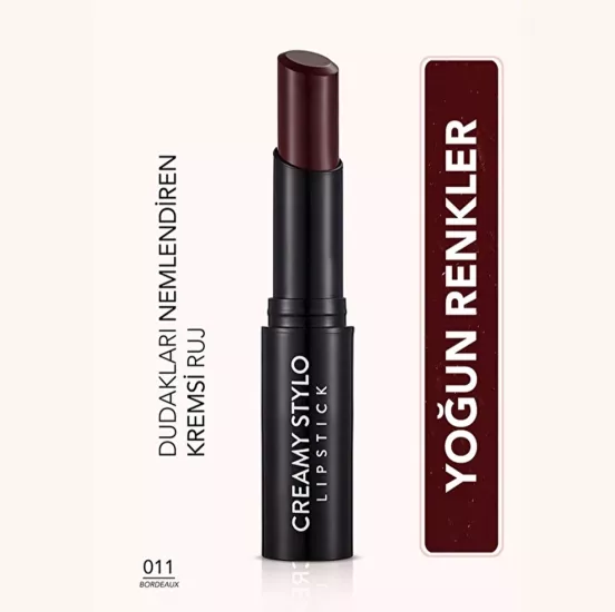 Flormar, Creamy Stylo, Nemlendirici Etkili Ruj - 011 Bordeaux